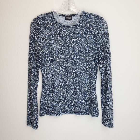 Scotch & Soda Printed Lace Top in blue - Picture 13 of 13